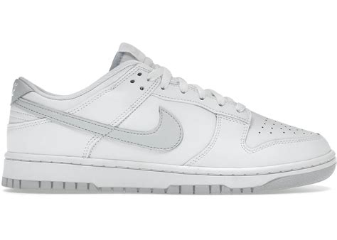 nike dunk low white platinum